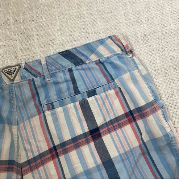 Columbia Super Bonehead Shorts Performance Fishing Gear Madras SZ 14 - Picture 5 of 14